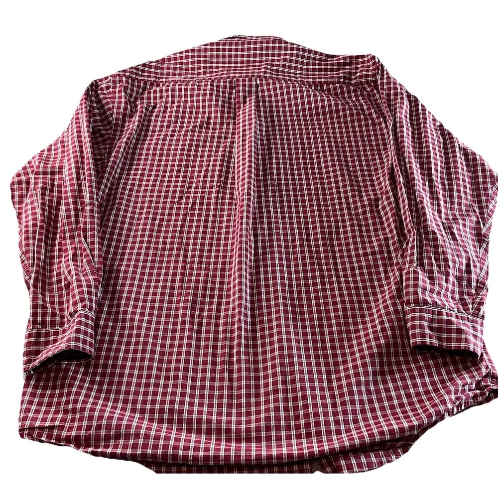 CS‎ Crable Sportswear OU Sooners  Red/ White Button Down Shirt Men's Medium
